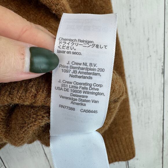 Madewell Heather Cumin Dillon Mockneck Pullover Sweater Cropped NC649 Size Large - Picture 7 of 14